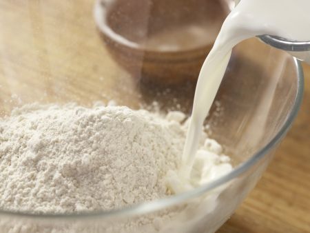 Überbackene Spinatröllchen Zubereitung Schritt 1 Überbackene Spinatröllchen Zubereitung Schritt 1