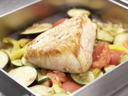 Würziger Putenschmorbraten Zubereitung Schritt 10 Würziger Putenschmorbraten Zubereitung Schritt 10