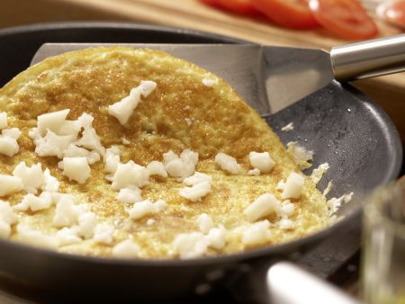 Ziegenkäse-Omelett Zubereitung Schritt 7 Ziegenkäse-Omelett Zubereitung Schritt 7