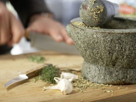 Ziegenkäsetaler Zubereitung Schritt 1 Ziegenkäsetaler Zubereitung Schritt 1