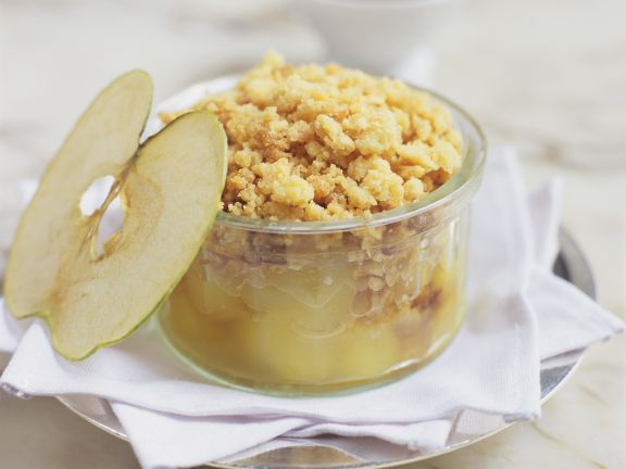 Tassen-Apfel-Crumble für Kinder Rezept Dr. Oetker