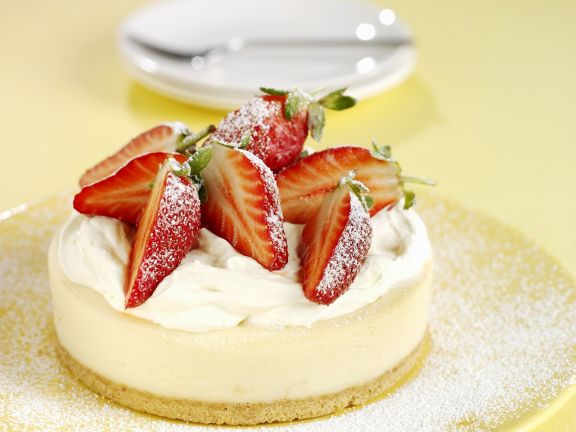 käsekuchen mit erdbeeren käsekuchen mit erdbeeren