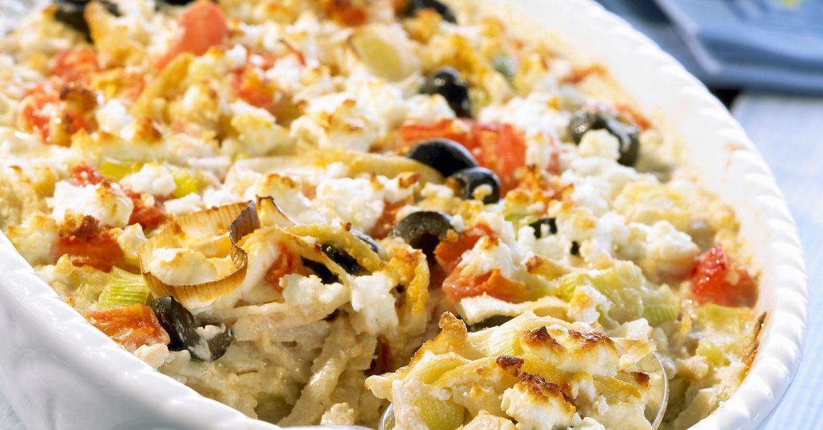 Kartoffel Lauch Auflauf Mit Hackfleisch Und Feta