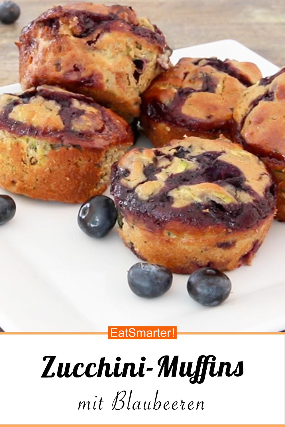 BlaubeerZucchiniMuffins Rezept EAT SMARTER