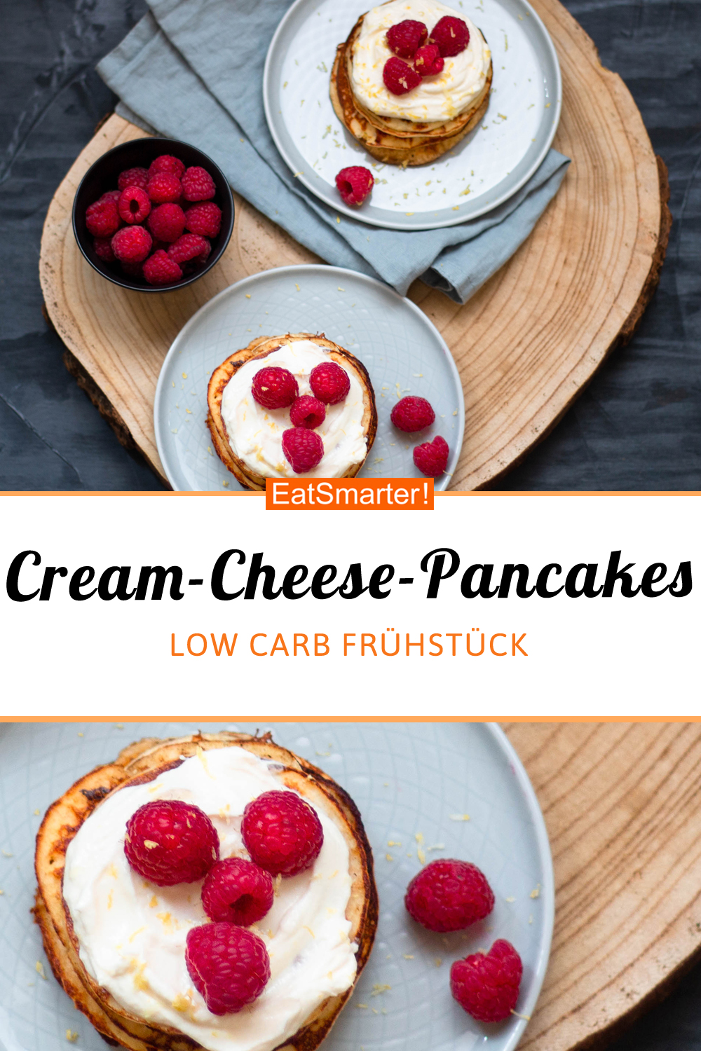 CreamCheeseLowCarbPancakes Rezept EAT SMARTER