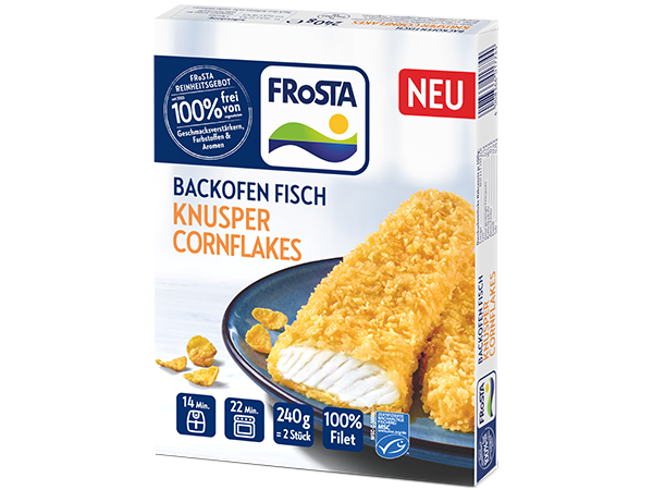 Backofen Fisch Knusper Cornflakes von FRoSTA