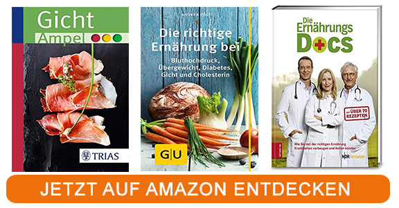 Kochbücher zum Thema Gicht