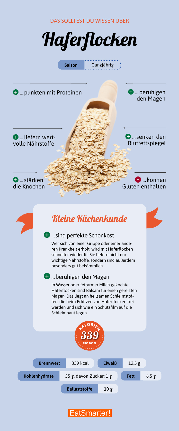 6 Gründe: Darum sind Haferflocken gesund