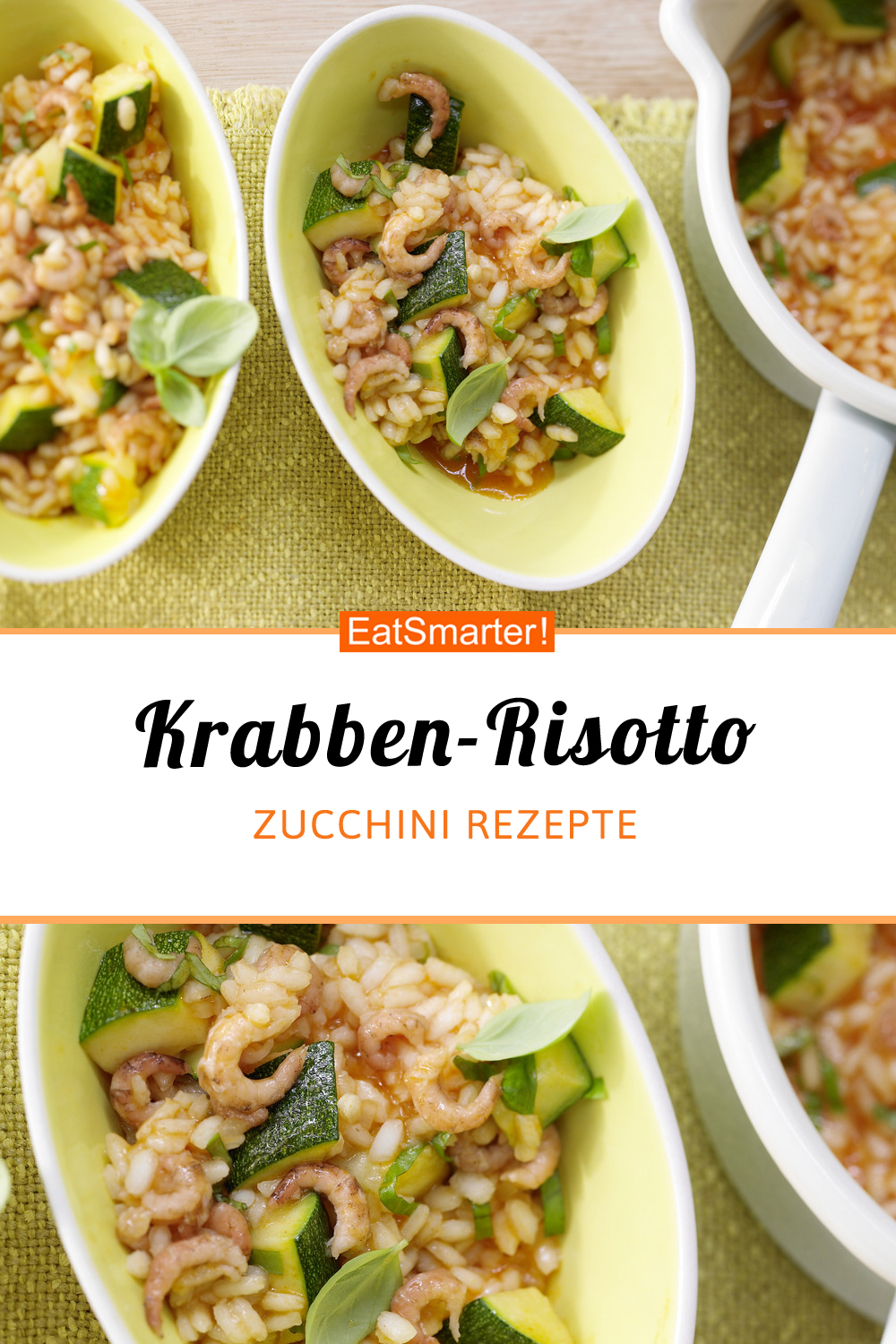 KrabbenRisotto mit Zucchini Rezept EAT SMARTER
