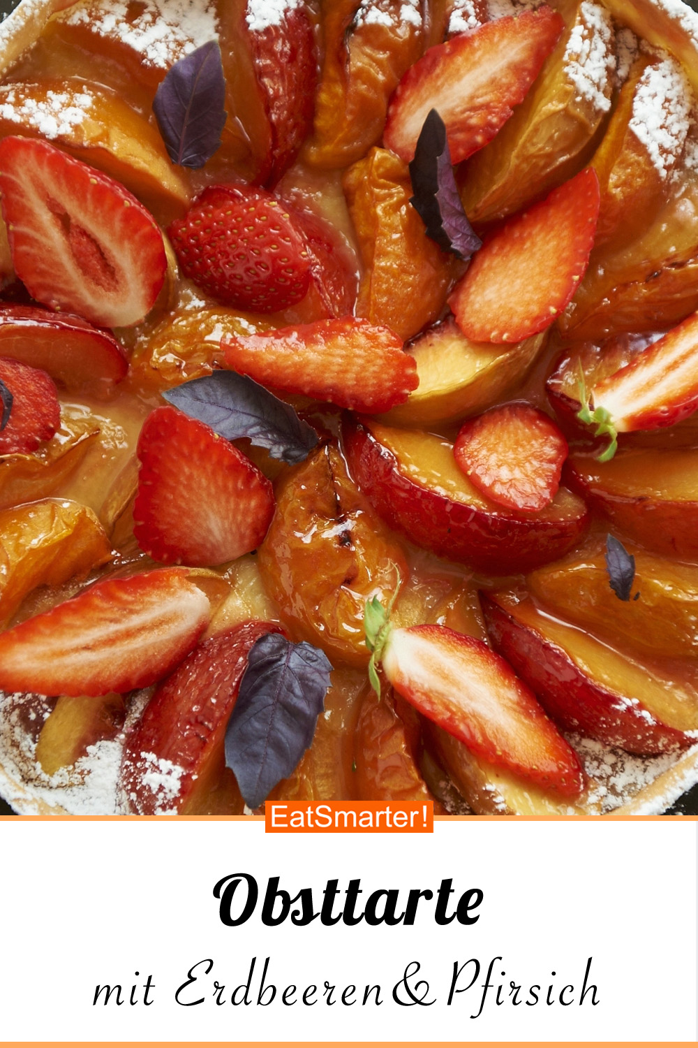 Obsttarte mit Pfirsich, Aprikose und Erdbeeren Rezept | EAT SMARTER