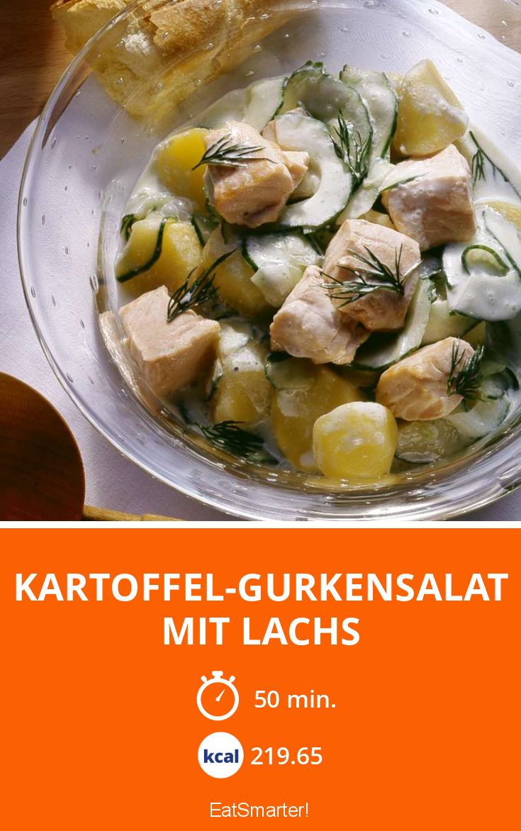 Kartoffel-Gurkensalat mit Lachs Rezept | EAT SMARTER
