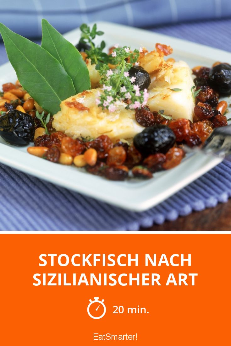 Stockfisch nach sizilianischer Art Rezept | EAT SMARTER