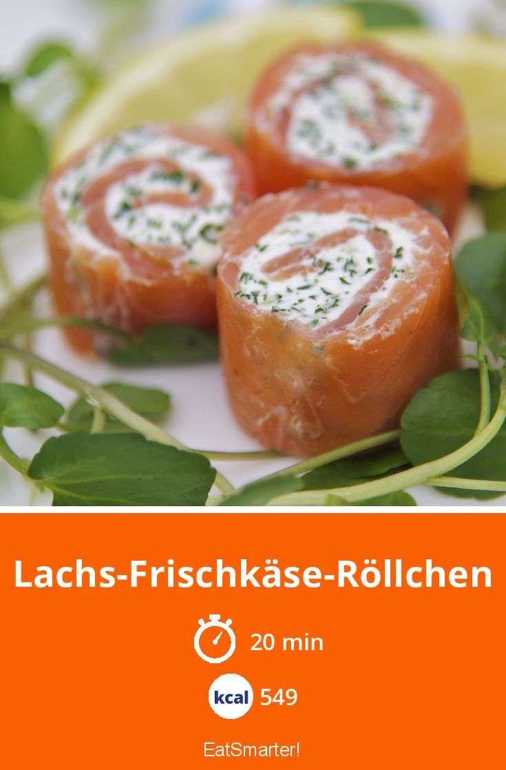 Lachs-Frischkäse-Röllchen Rezept | EAT SMARTER
