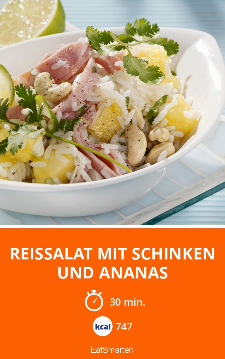 Reissalat mit Schinken und Ananas Rezept | EAT SMARTER