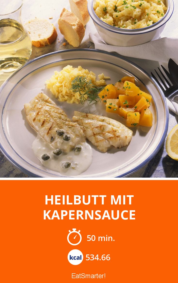 Heilbutt mit Kapernsauce Rezept | EAT SMARTER