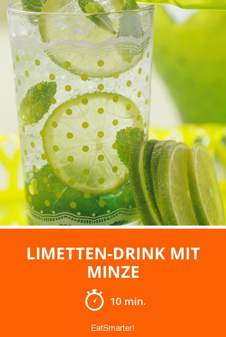LimettenDrink mit Minze Rezept EAT SMARTER