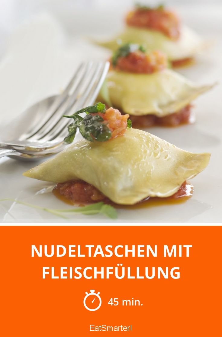 Nudeltaschen mit Fleischfüllung Rezept | EAT SMARTER