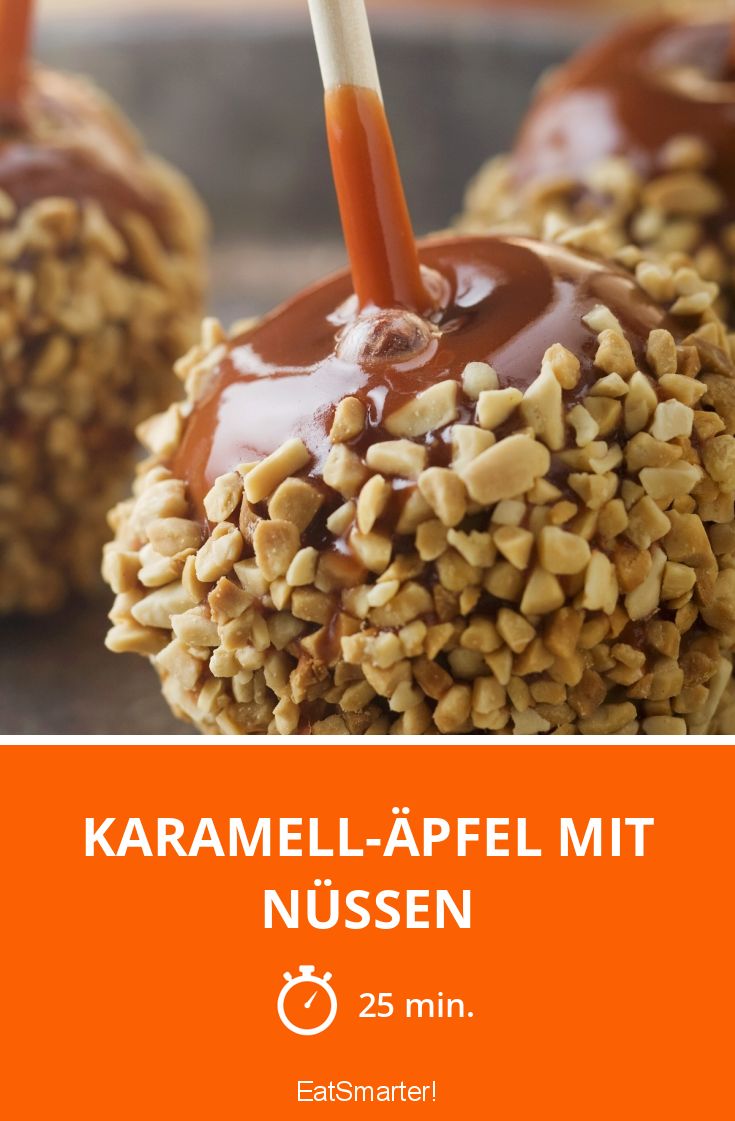 Karamell-Äpfel mit Nüssen Rezept | EAT SMARTER Karamell-Äpfel mit Nüssen Rezept | EAT SMARTER