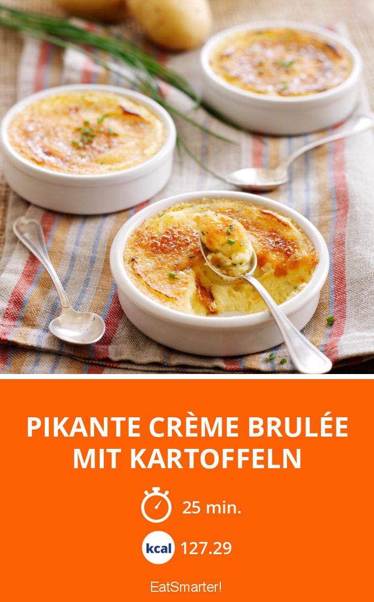 Pikante Crème Brulée mit Kartoffeln Rezept | EAT SMARTER