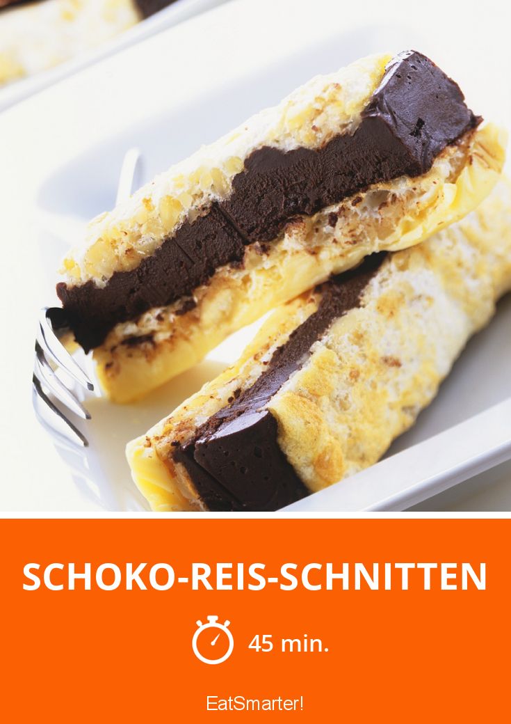 Schoko-Reis-Schnitten Rezept | EAT SMARTER