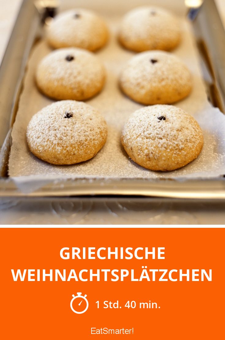 Griechische Weihnachtsplätzchen Rezept | EAT SMARTER