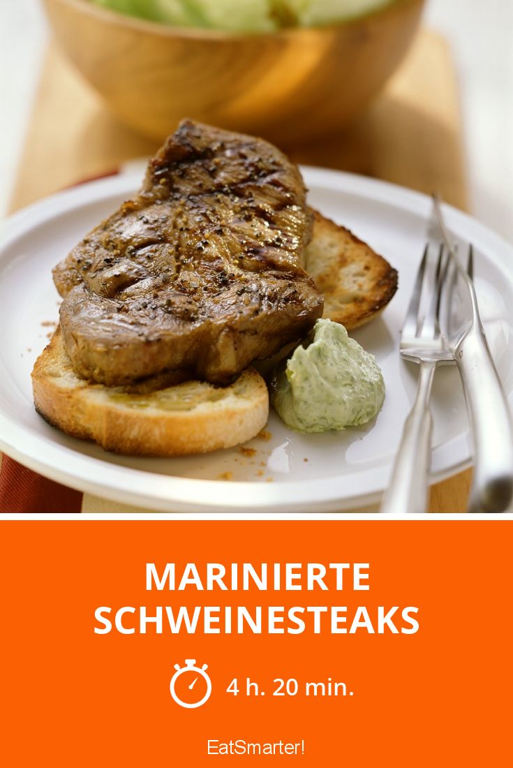 Marinierte Schweinesteaks Rezept EAT SMARTER