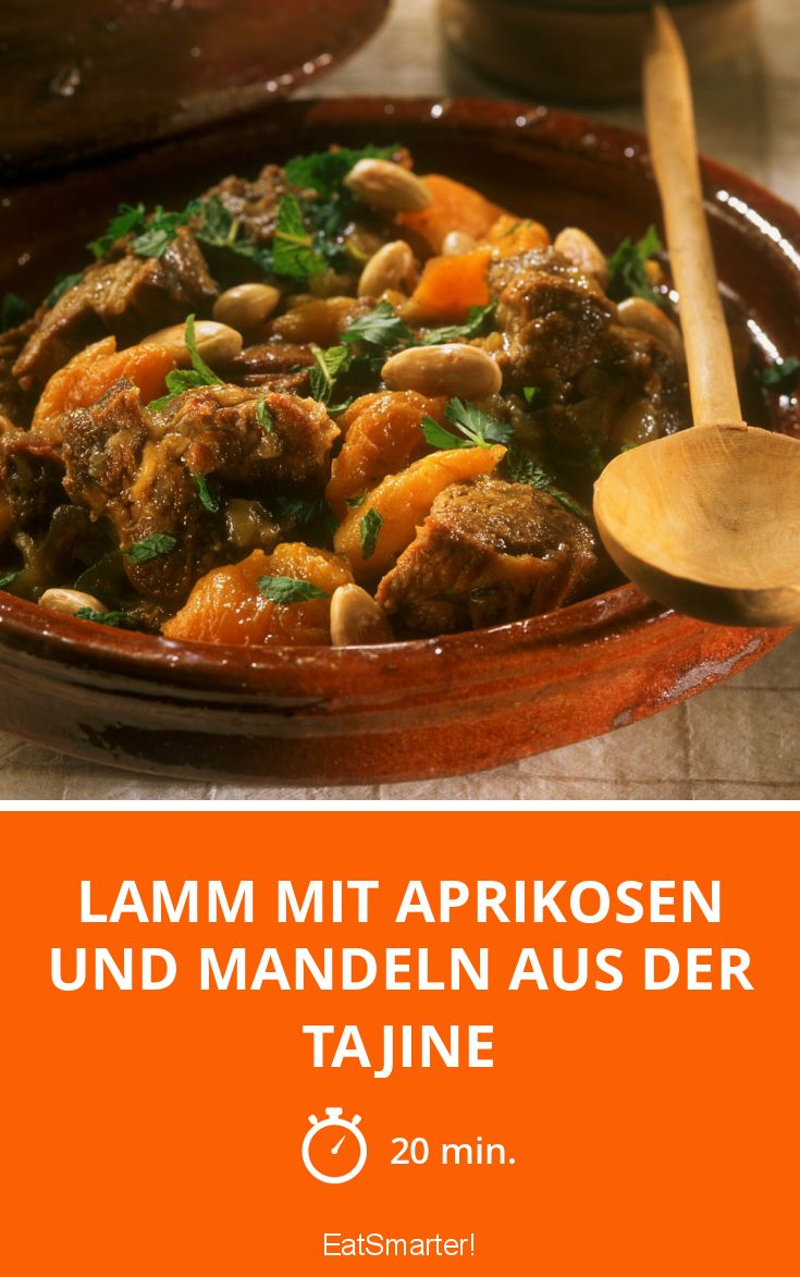 Lamm mit Aprikosen und Mandeln aus der Tajine Rezept | EAT SMARTER