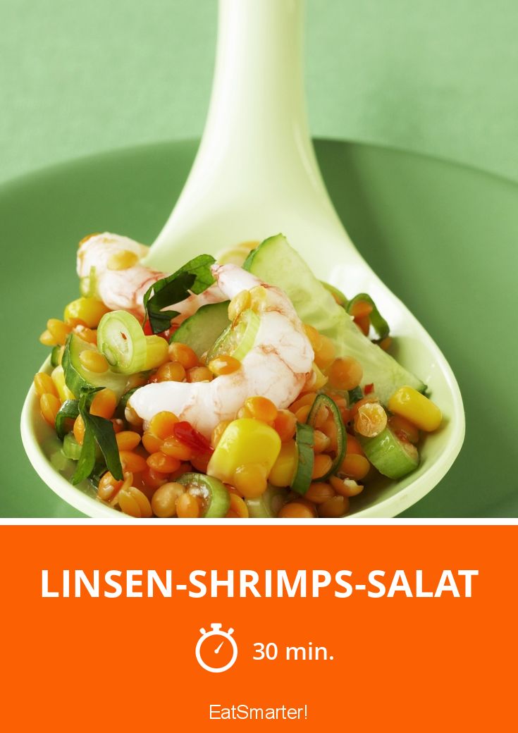 Linsen-Shrimps-Salat Rezept | EAT SMARTER