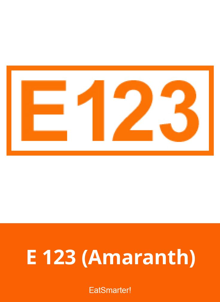 E 123 (Amaranth) EAT SMARTER