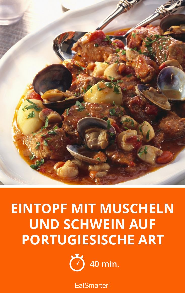 Eintopf mit Muscheln und Schwein auf portugiesische Art Rezept | EAT ... Eintopf mit Muscheln und Schwein auf portugiesische Art Rezept | EAT ...