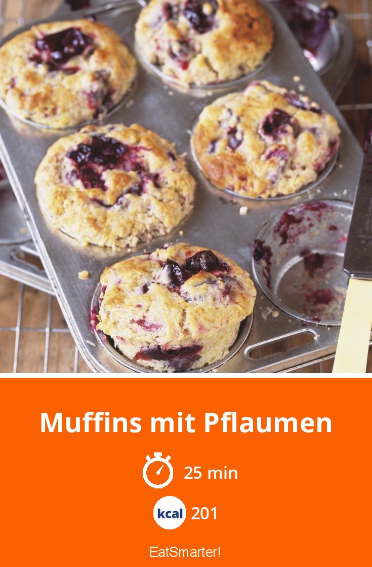 Muffins mit Pflaumen Rezept EAT SMARTER