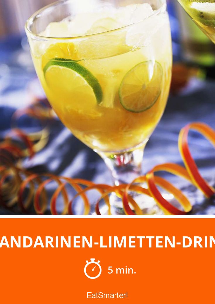 Mandarinen-Limetten-Drink Rezept | EAT SMARTER