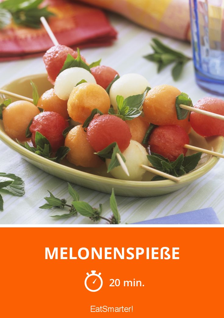 Melonenspieße Rezept | EAT SMARTER