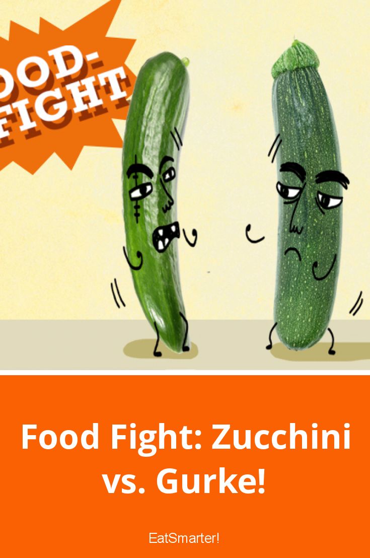 Food Fight: Zucchini vs. Gurke! | EAT SMARTER