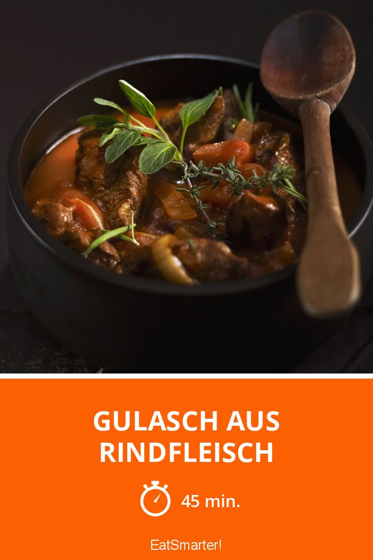 Gulasch aus Rindfleisch Rezept EAT SMARTER