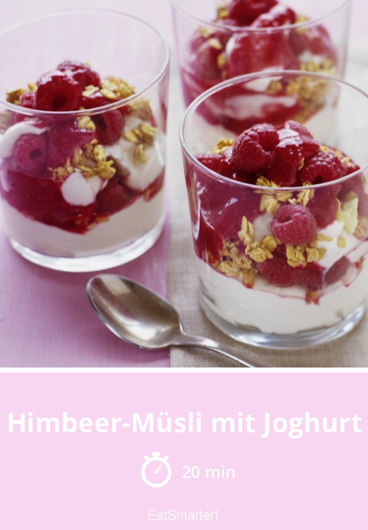 Himbeer-Müsli mit Joghurt Rezept | EAT SMARTER