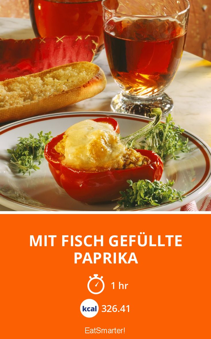 Mit Fisch gefüllte Paprika Rezept EAT SMARTER