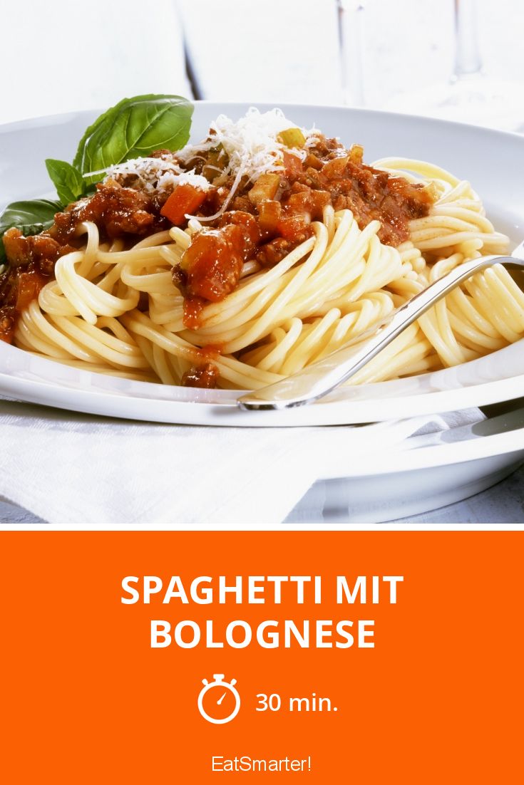 Wie Viel Kalorien Hat Eine Portion Spaghetti Bolognese Spaghetti mit Bolognese Rezept | EAT SMARTER