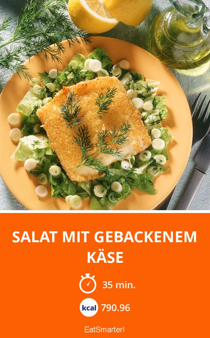 Salat mit gebackenem Käse Rezept | EAT SMARTER
