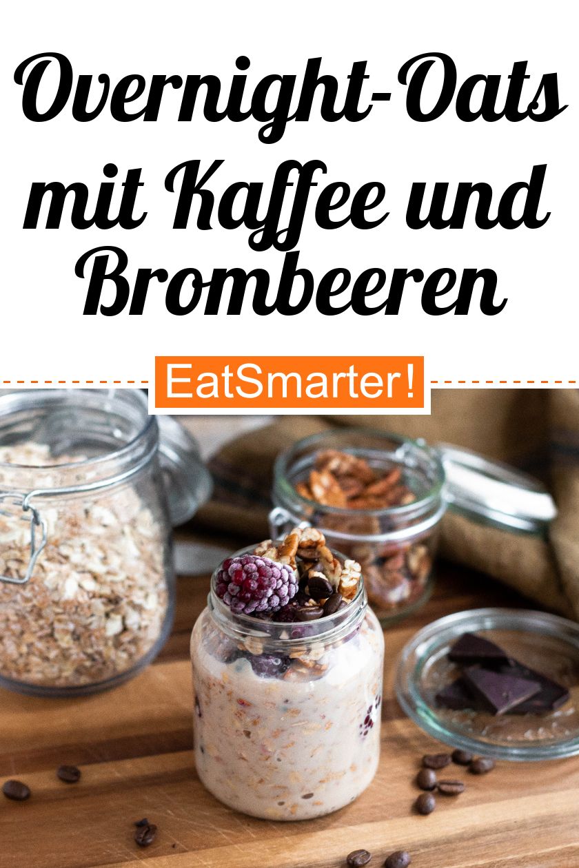 OvernightOats mit Kaffee und Brombeeren Rezept EAT SMARTER