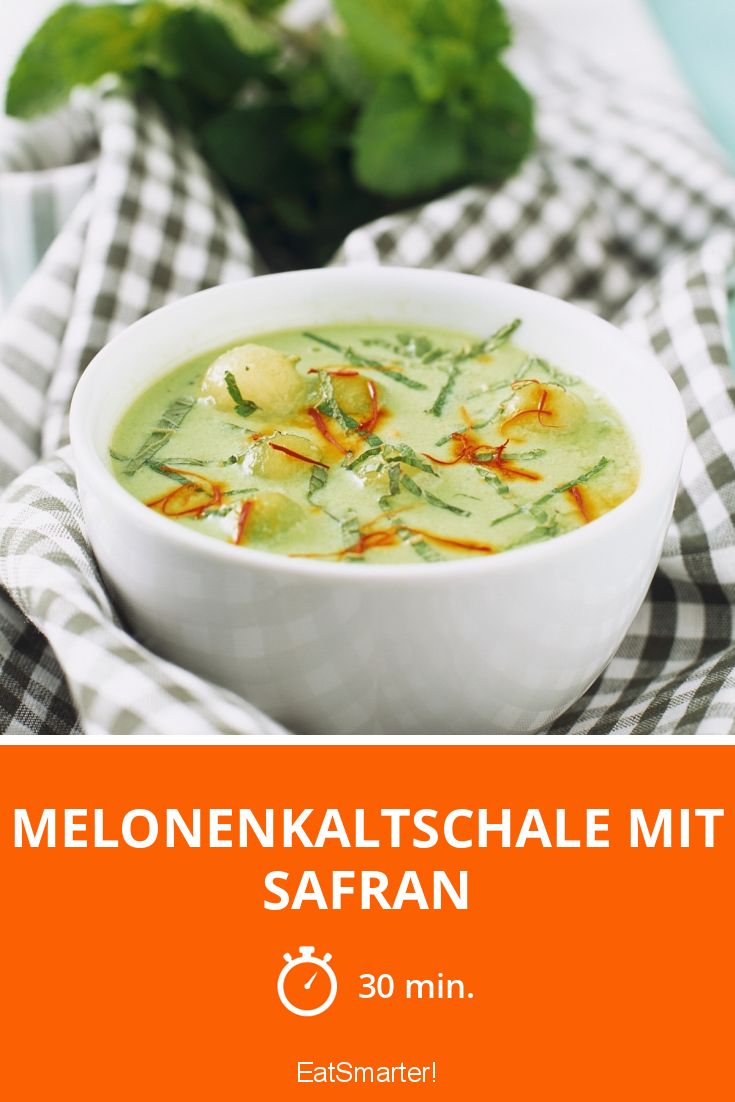 Melonenkaltschale mit Safran Rezept | EAT SMARTER