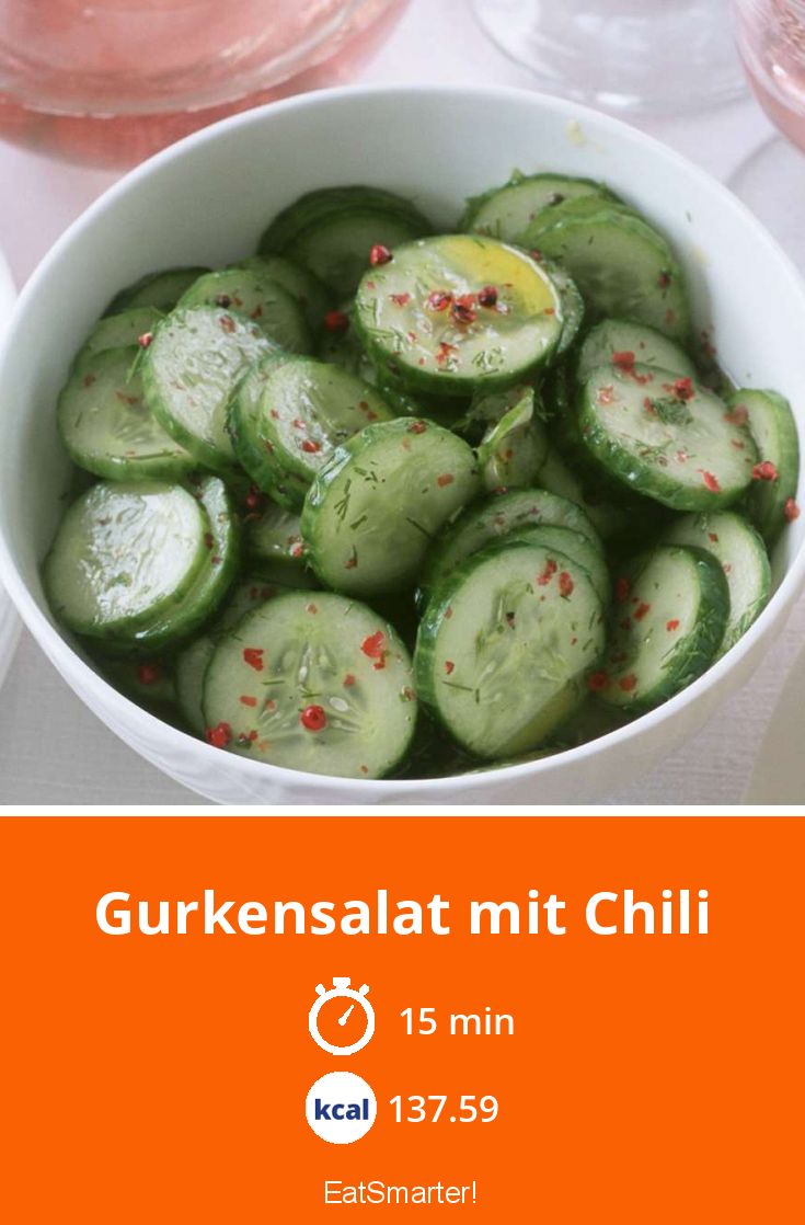 Gurkensalat mit Chili Rezept | EAT SMARTER