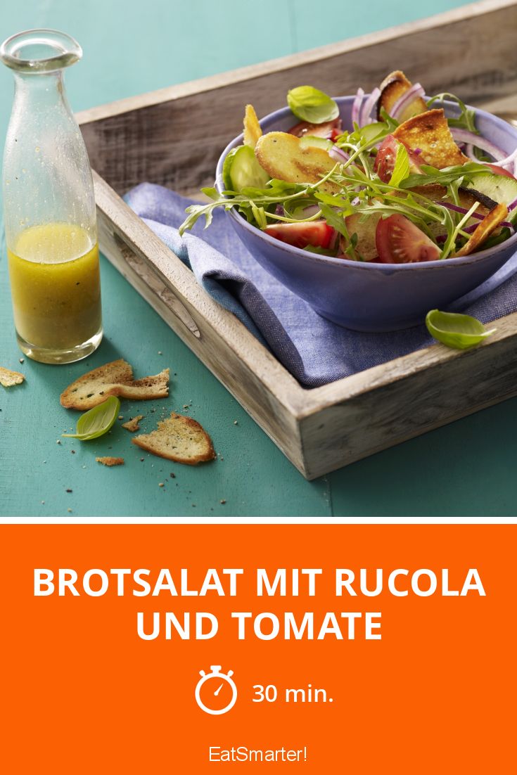Brotsalat mit Rucola und Tomate Rezept | EAT SMARTER