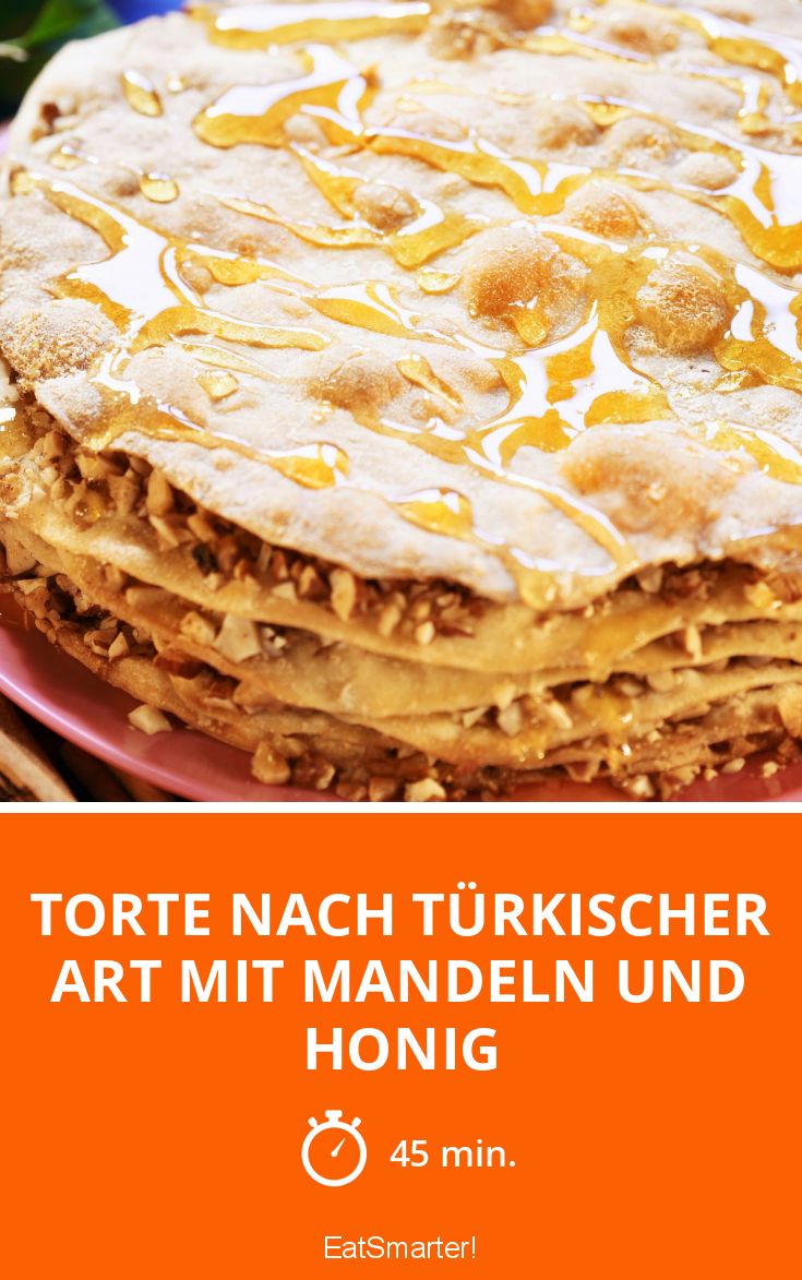 Torte nach türkischer Art mit Mandeln und Honig Rezept | EAT SMARTER