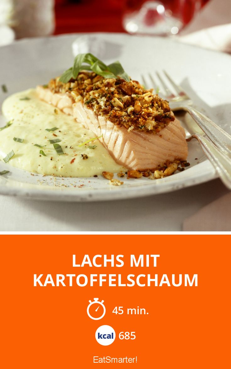 Lachs mit Kartoffelschaum Rezept | EAT SMARTER