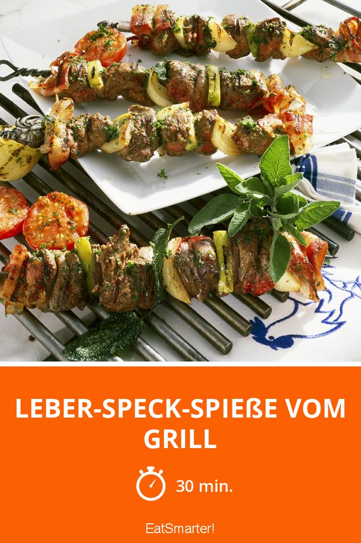 Leber-Speck-Spieße vom Grill Rezept | EAT SMARTER Leber-Speck-Spieße vom Grill Rezept | EAT SMARTER