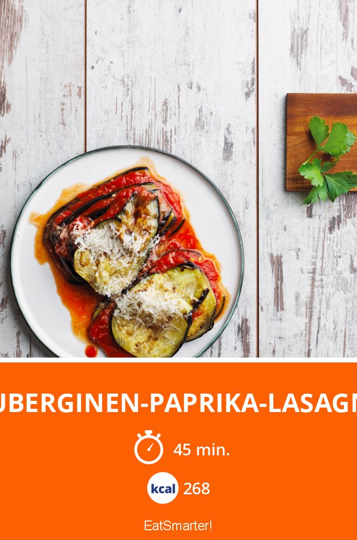 AuberginenPaprikaLasagne Rezept EAT SMARTER