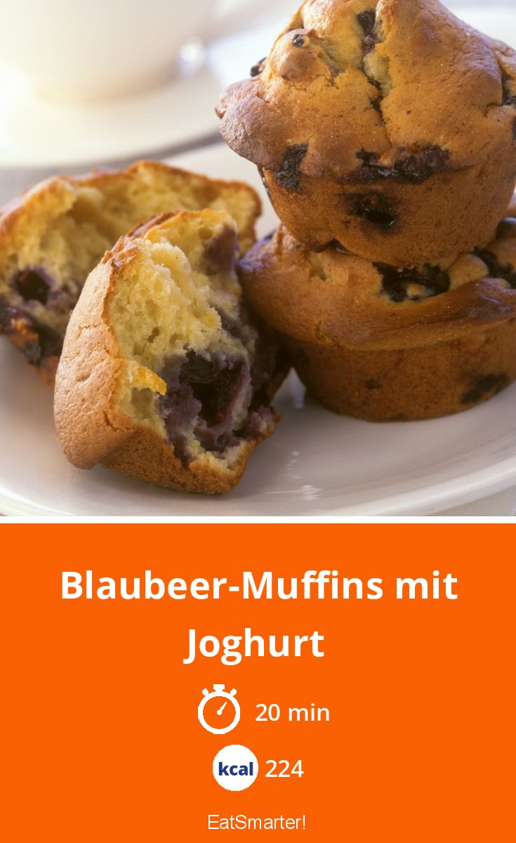 BlaubeerMuffins mit Joghurt Rezept EAT SMARTER
