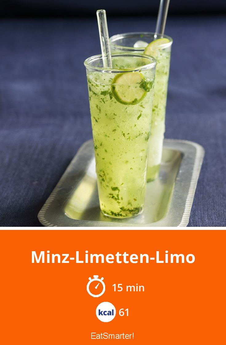 Minz-Limetten-Limo Rezept | EAT SMARTER