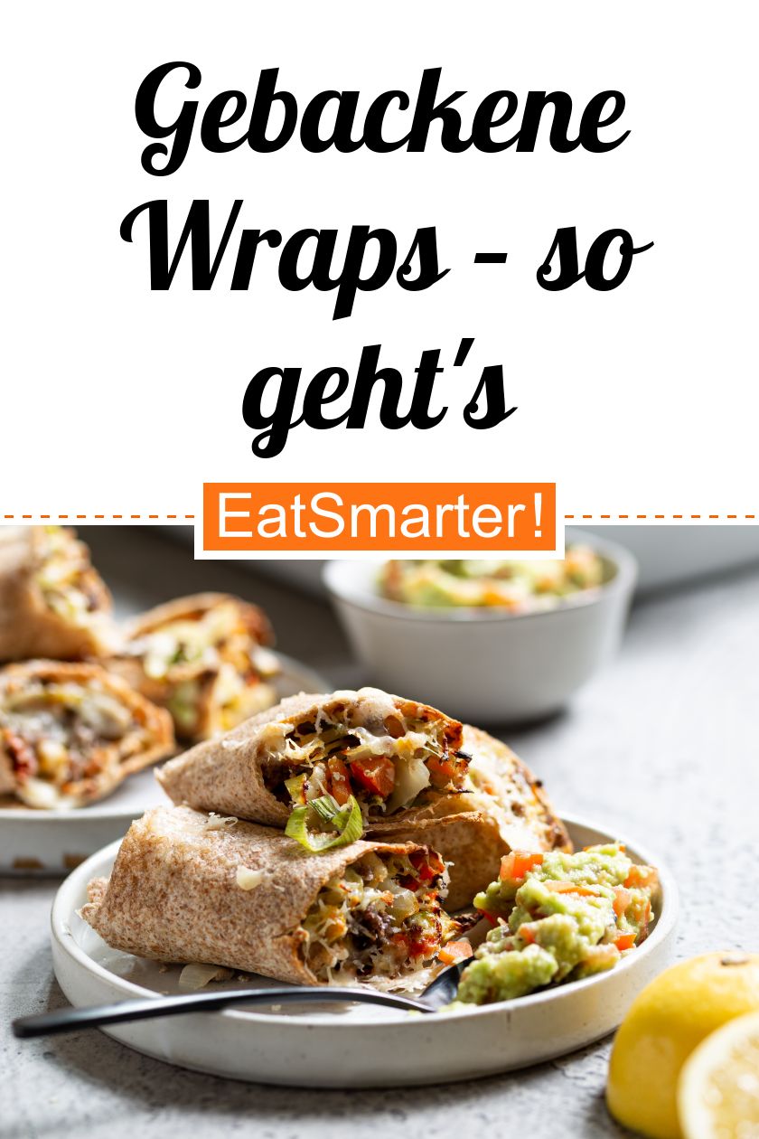 Gebackene Wraps mit HackGemüseFüllung Rezept EAT SMARTER